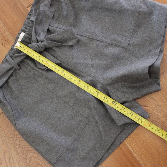 NWT Bonpoint Women's Virgin Wool Gray Shorts Belted Gustavey Style 36 (US 4) - Picture 8 of 9